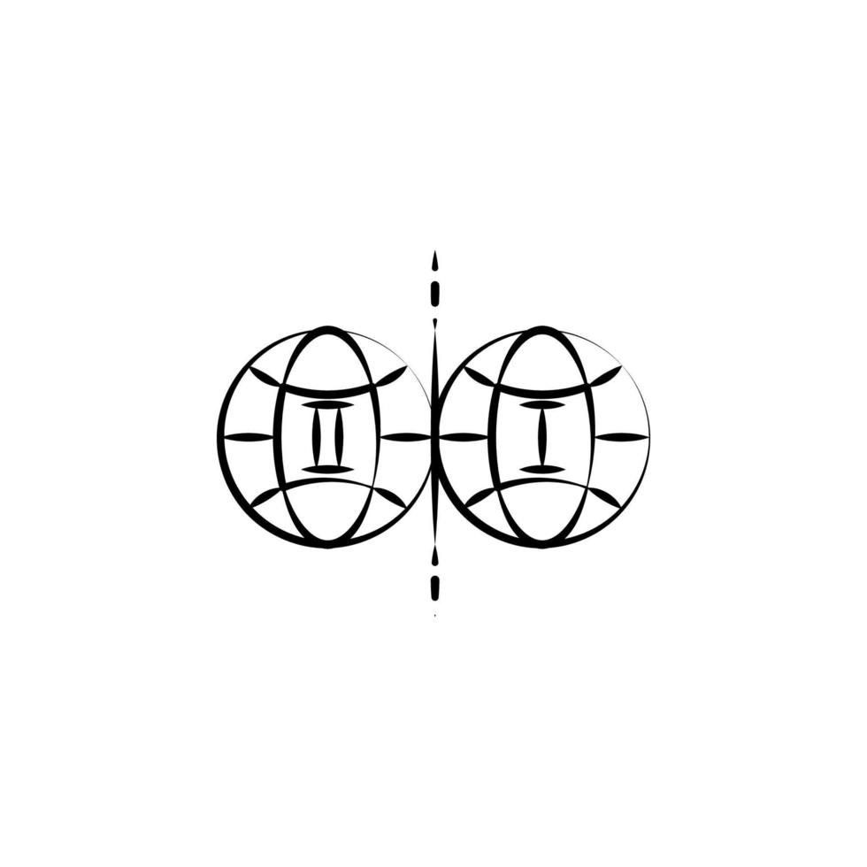 parallel wereld vector icoon