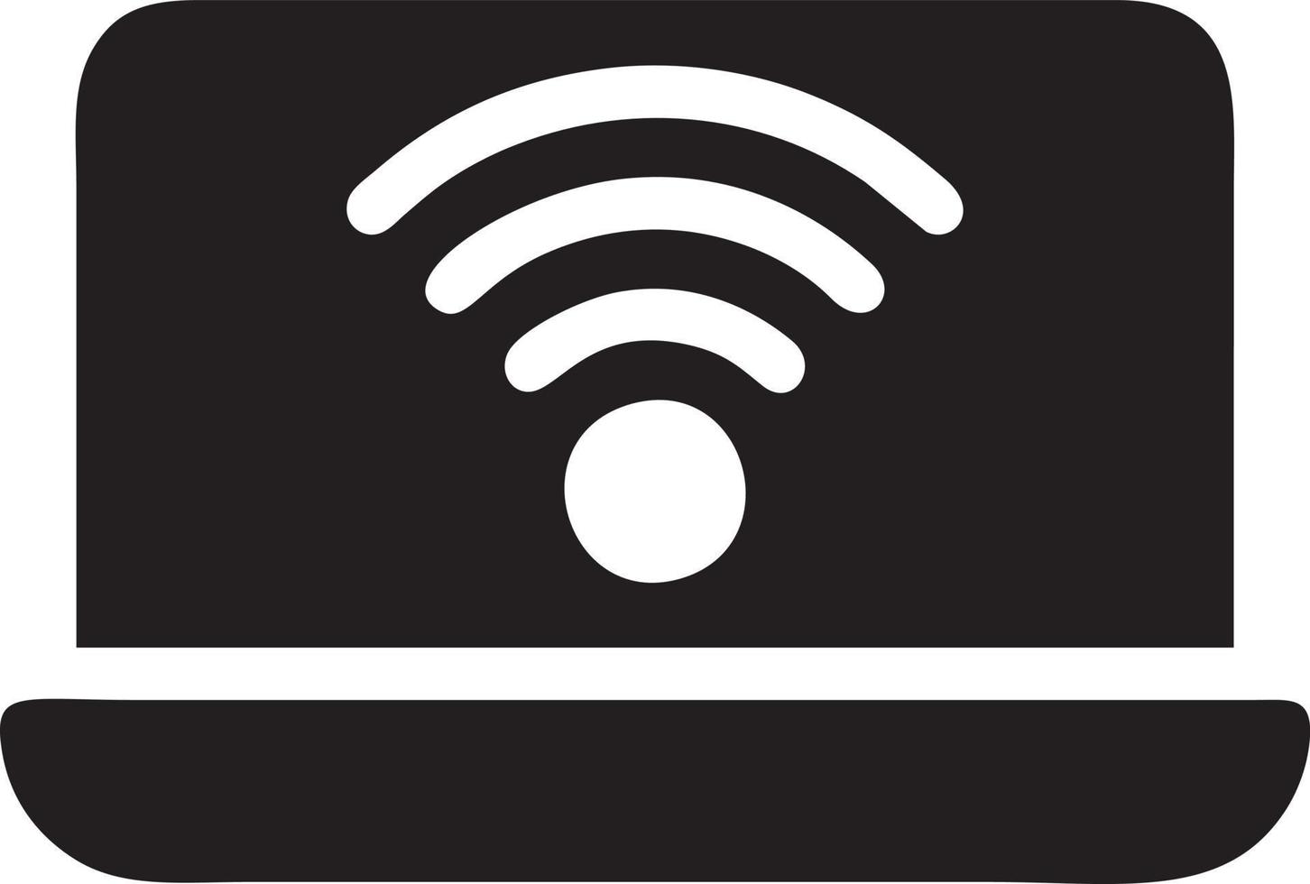 signaal communicatie informatie verbinding draadloze icoon symbool vector afbeelding, illustratie van de netwerk Wifi in zwart afbeelding. eps 10