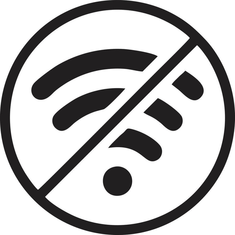 signaal communicatie informatie verbinding draadloze icoon symbool vector afbeelding, illustratie van de netwerk Wifi in zwart afbeelding. eps 10