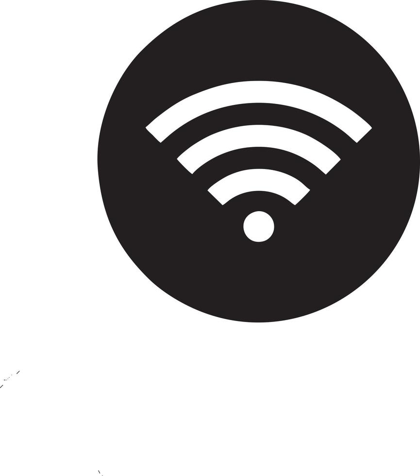 signaal communicatie informatie verbinding draadloze icoon symbool vector afbeelding, illustratie van de netwerk Wifi in zwart afbeelding. eps 10