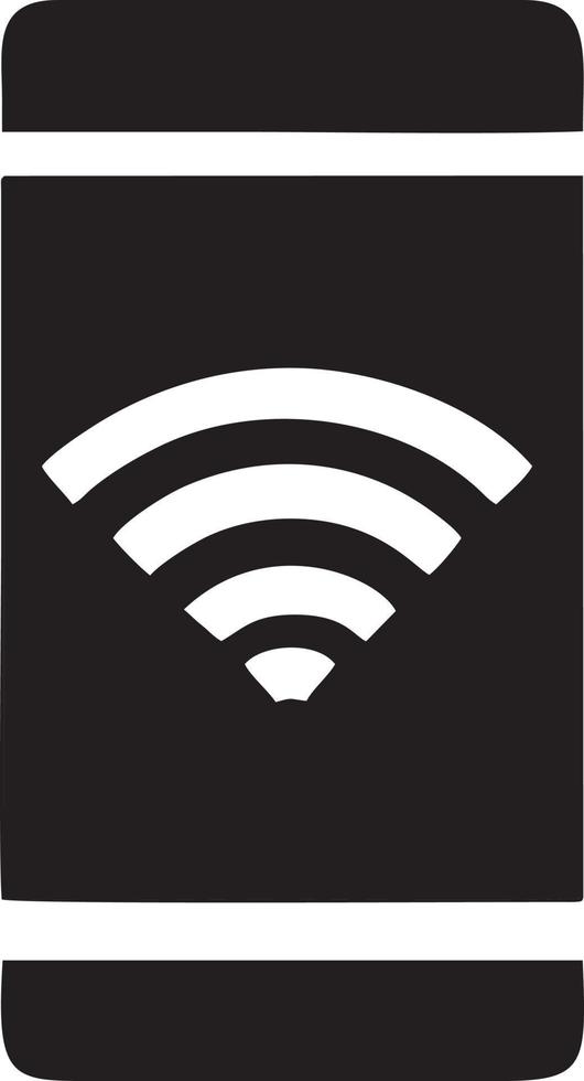 signaal communicatie informatie verbinding draadloze icoon symbool vector afbeelding, illustratie van de netwerk Wifi in zwart afbeelding. eps 10