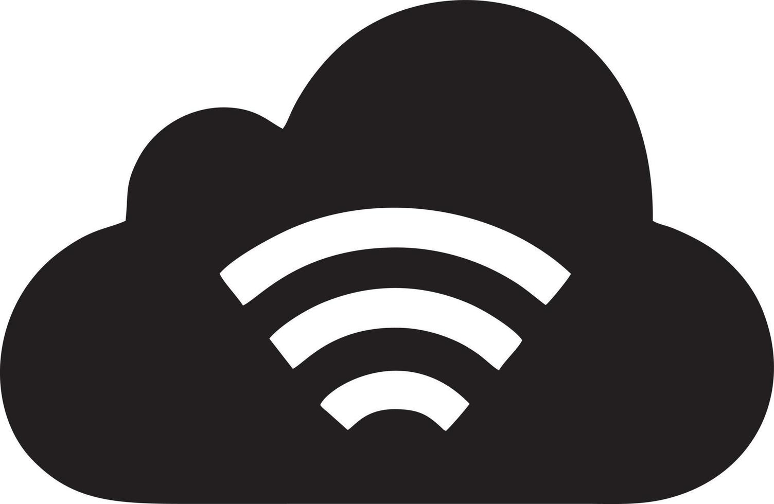 signaal communicatie informatie verbinding draadloze icoon symbool vector afbeelding, illustratie van de netwerk Wifi in zwart afbeelding. eps 10