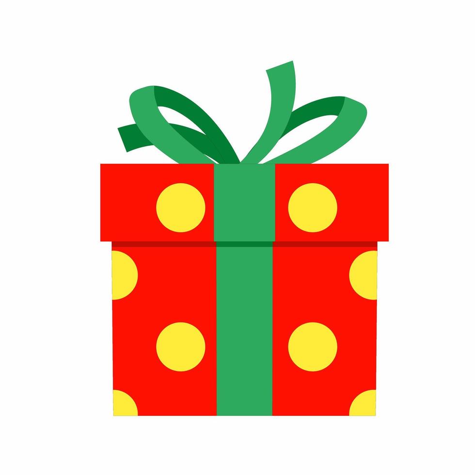geschenk doos icoon vector gemakkelijk illustratie.