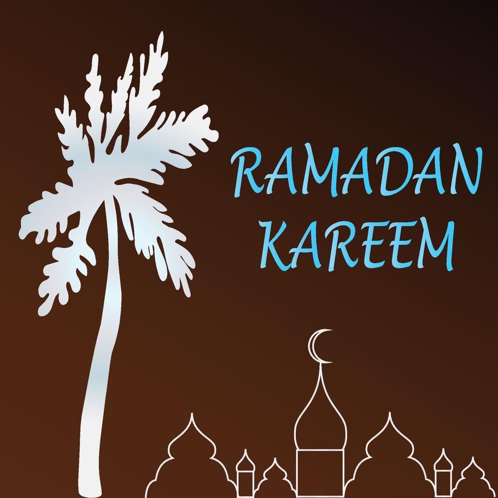 Ramadan kareem Islamitisch groet kaart achtergrond vector illustratie. de heilig maand van de moslim gemeenschap.