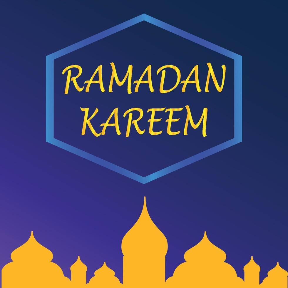 Ramadan kareem Islamitisch groet kaart achtergrond vector illustratie. de heilig maand van de moslim gemeenschap.