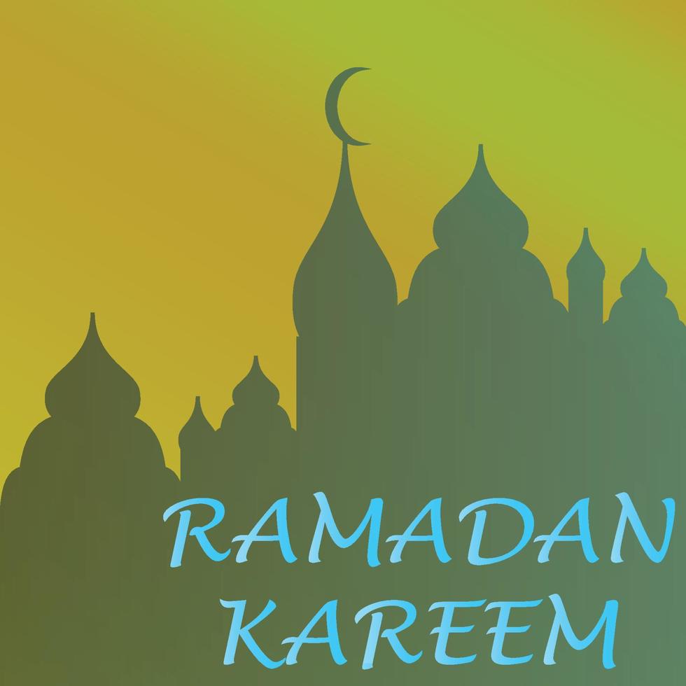 Ramadan kareem Islamitisch groet kaart achtergrond vector illustratie. de heilig maand van de moslim gemeenschap.