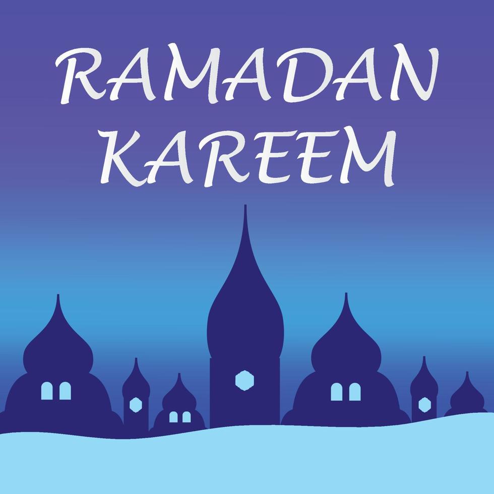 Ramadan kareem Islamitisch groet kaart achtergrond vector illustratie. de heilig maand van de moslim gemeenschap.