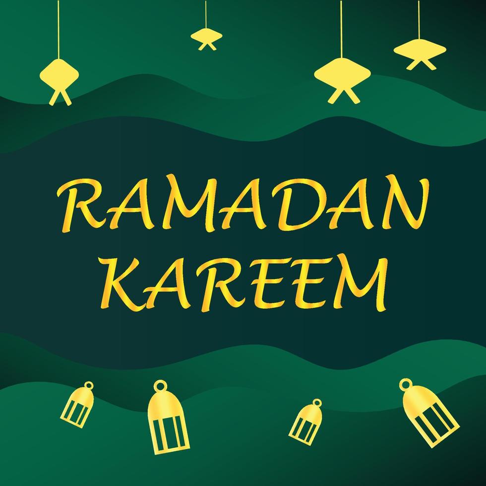 Ramadan kareem Islamitisch groet kaart achtergrond vector illustratie. de heilig maand van de moslim gemeenschap.