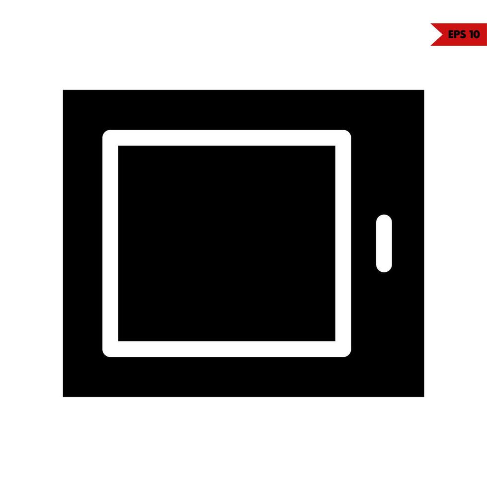 smartphone glyph-pictogram vector