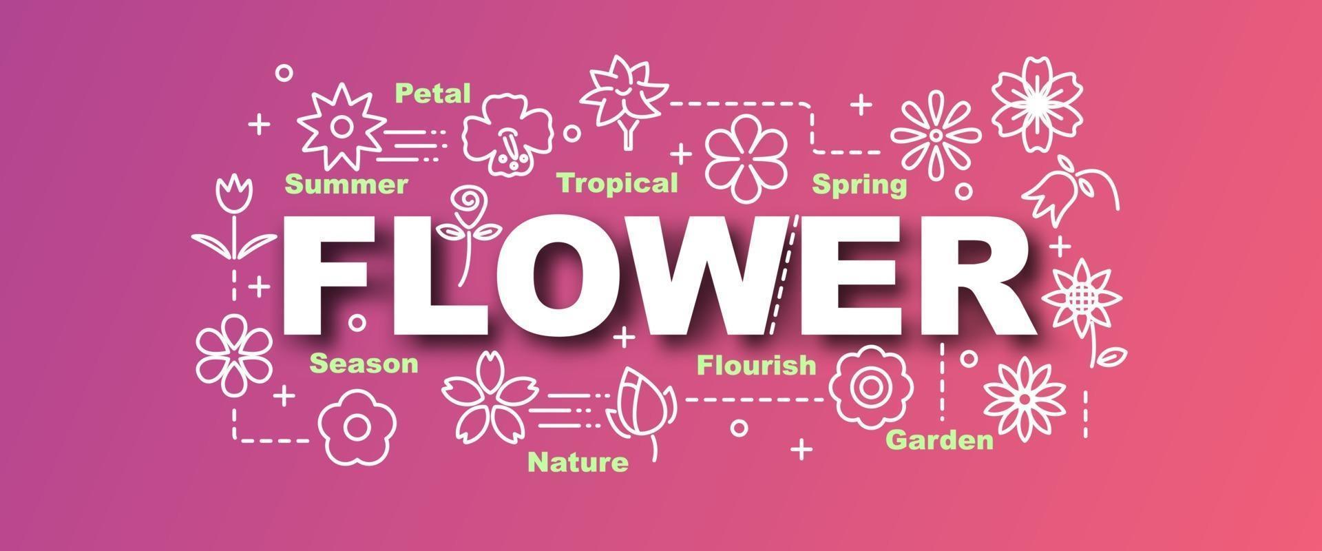 bloem vector trendy banner