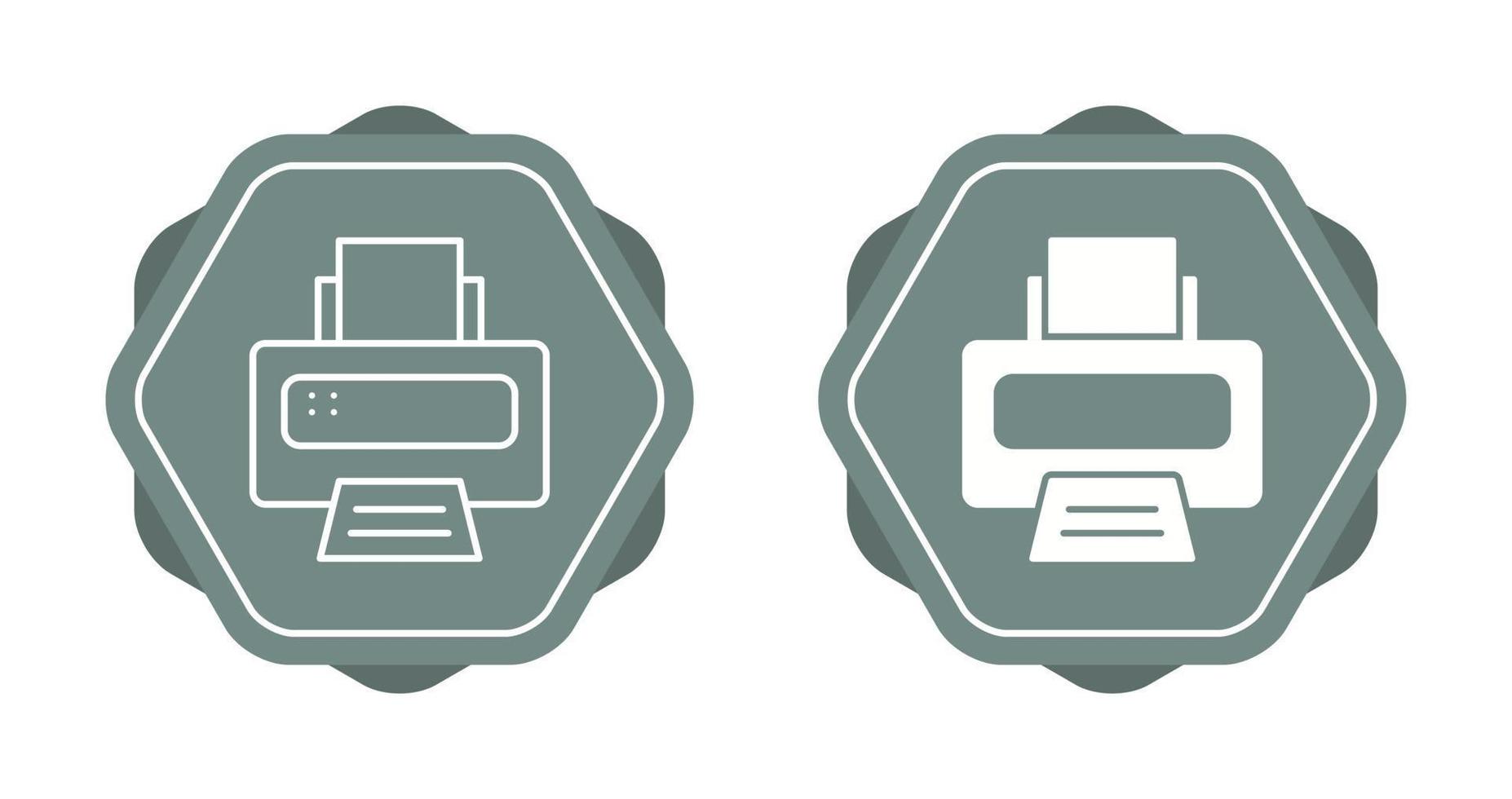 printer vector pictogram