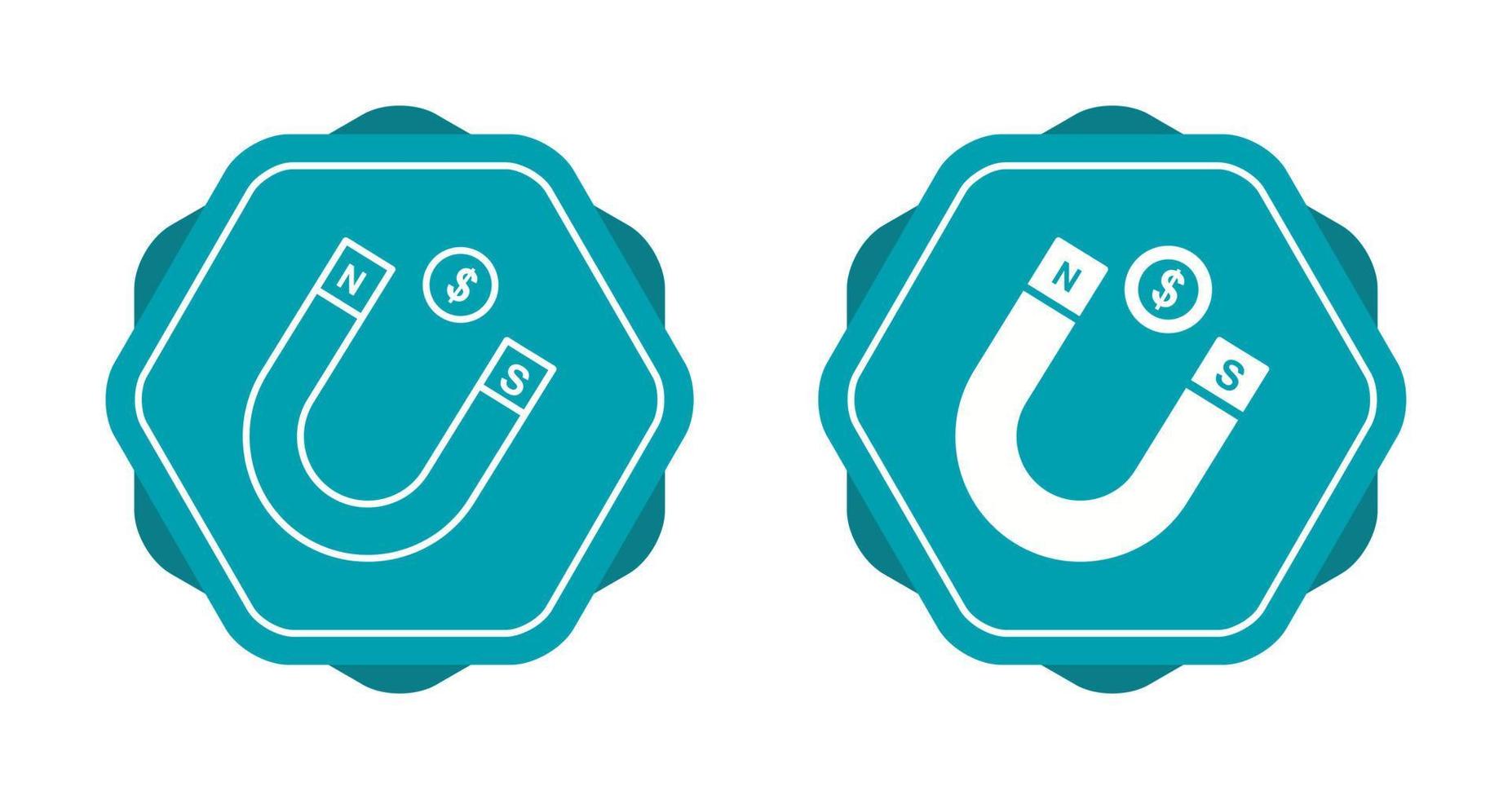 magneet vector pictogram