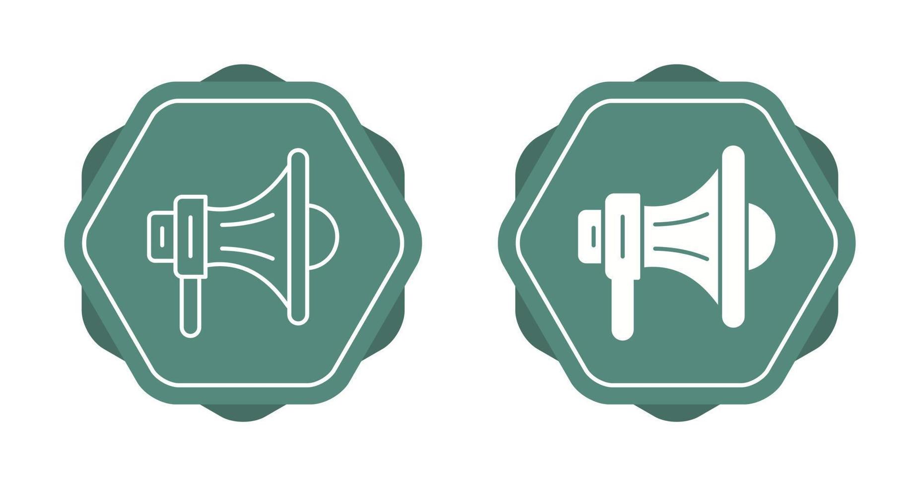 megafoon vector pictogram