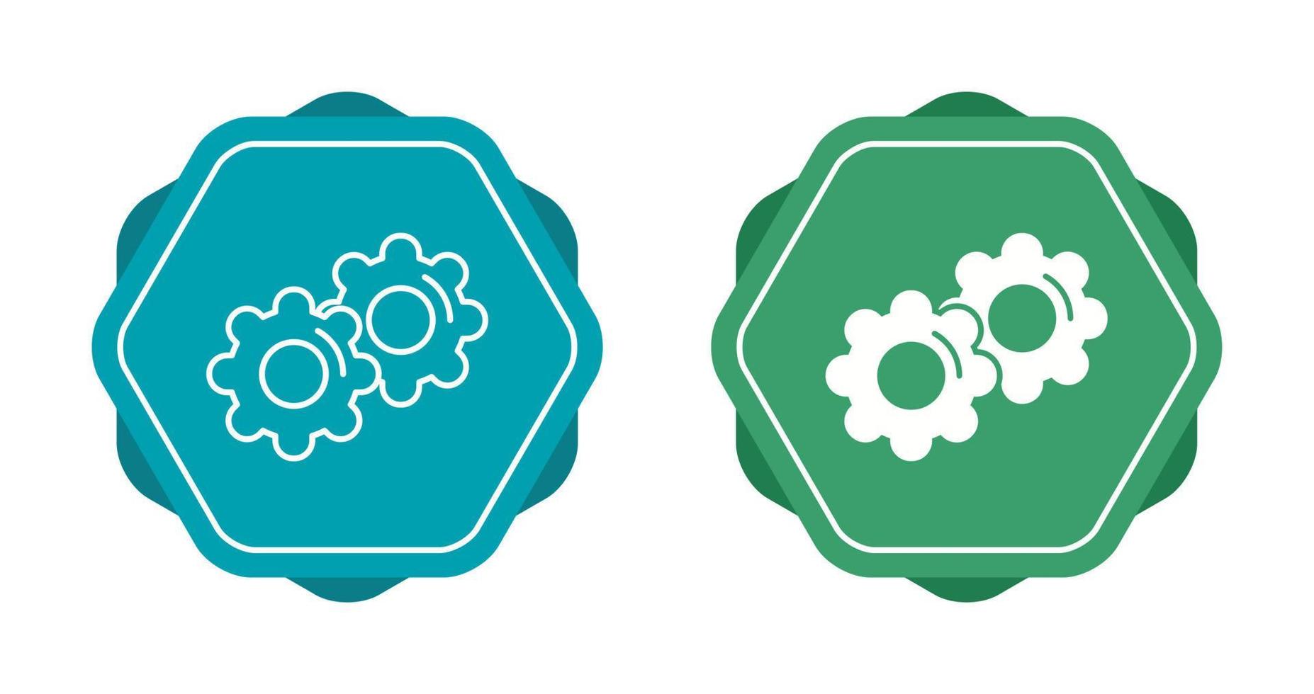 tandwiel vector pictogram