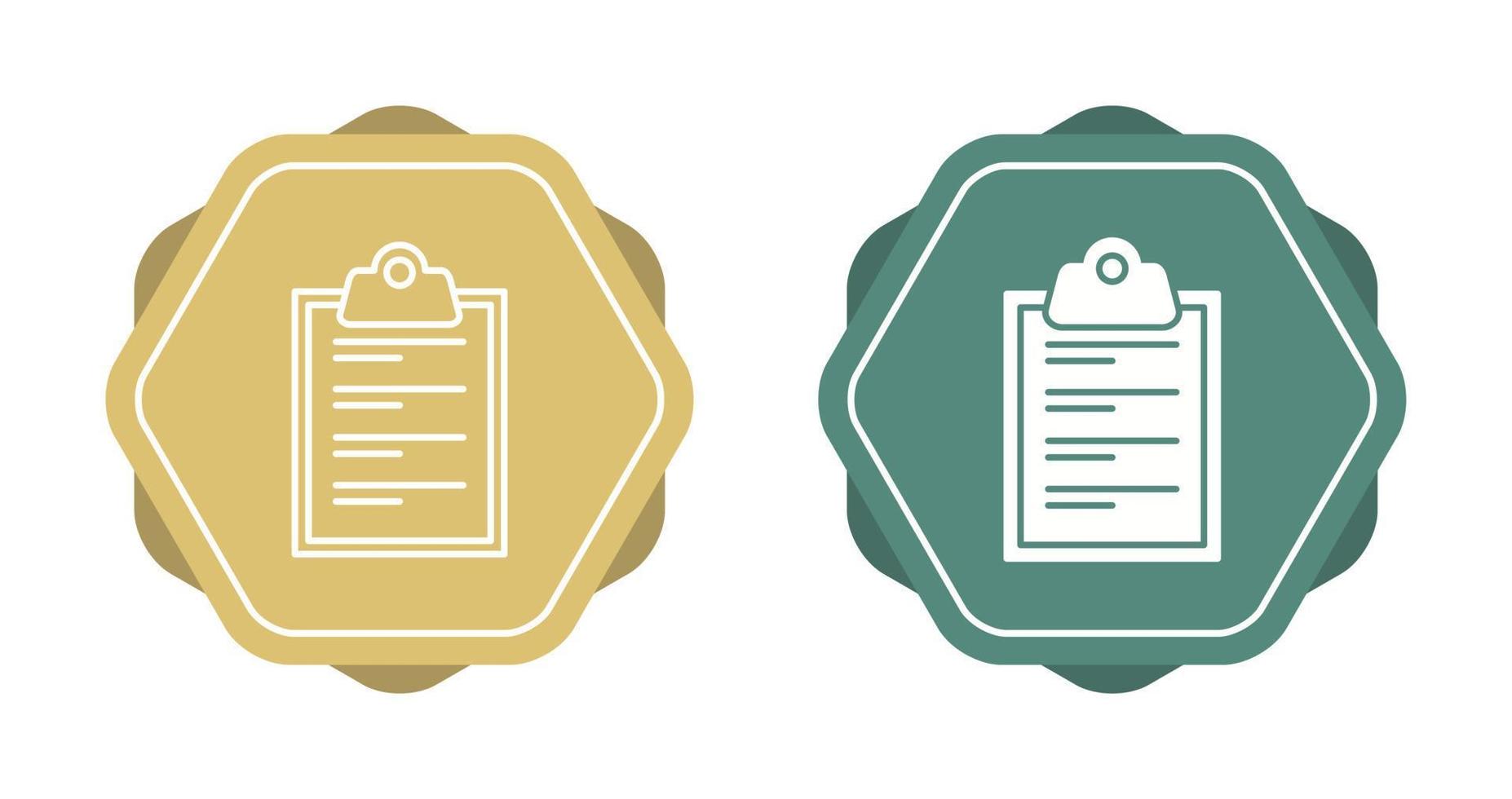 Klembord vector pictogram