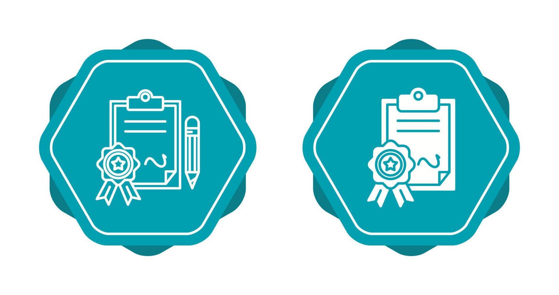 contract vector pictogram