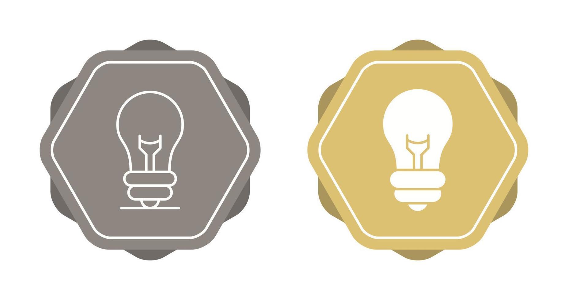 gloeilamp vector pictogram