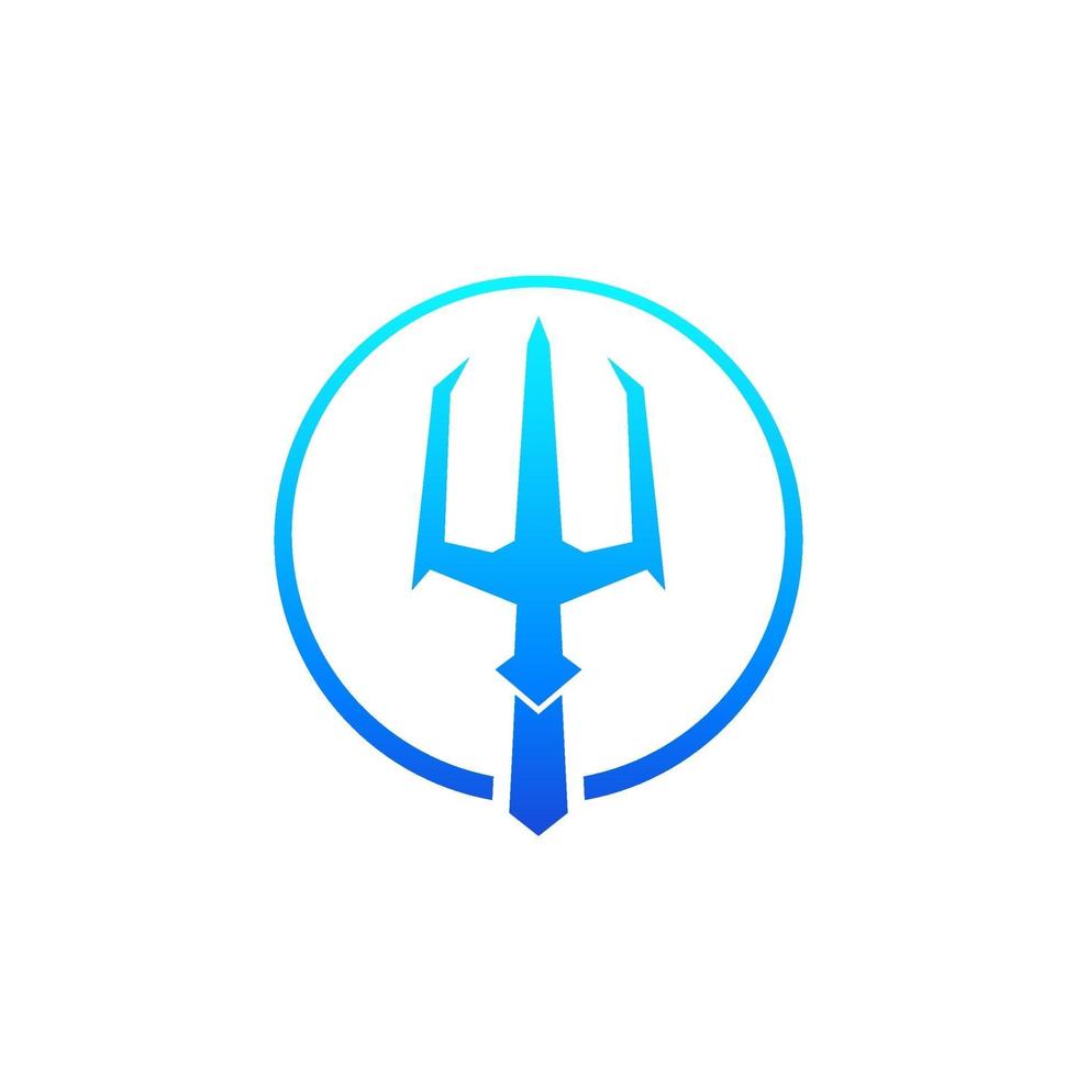 drietand, vector logo
