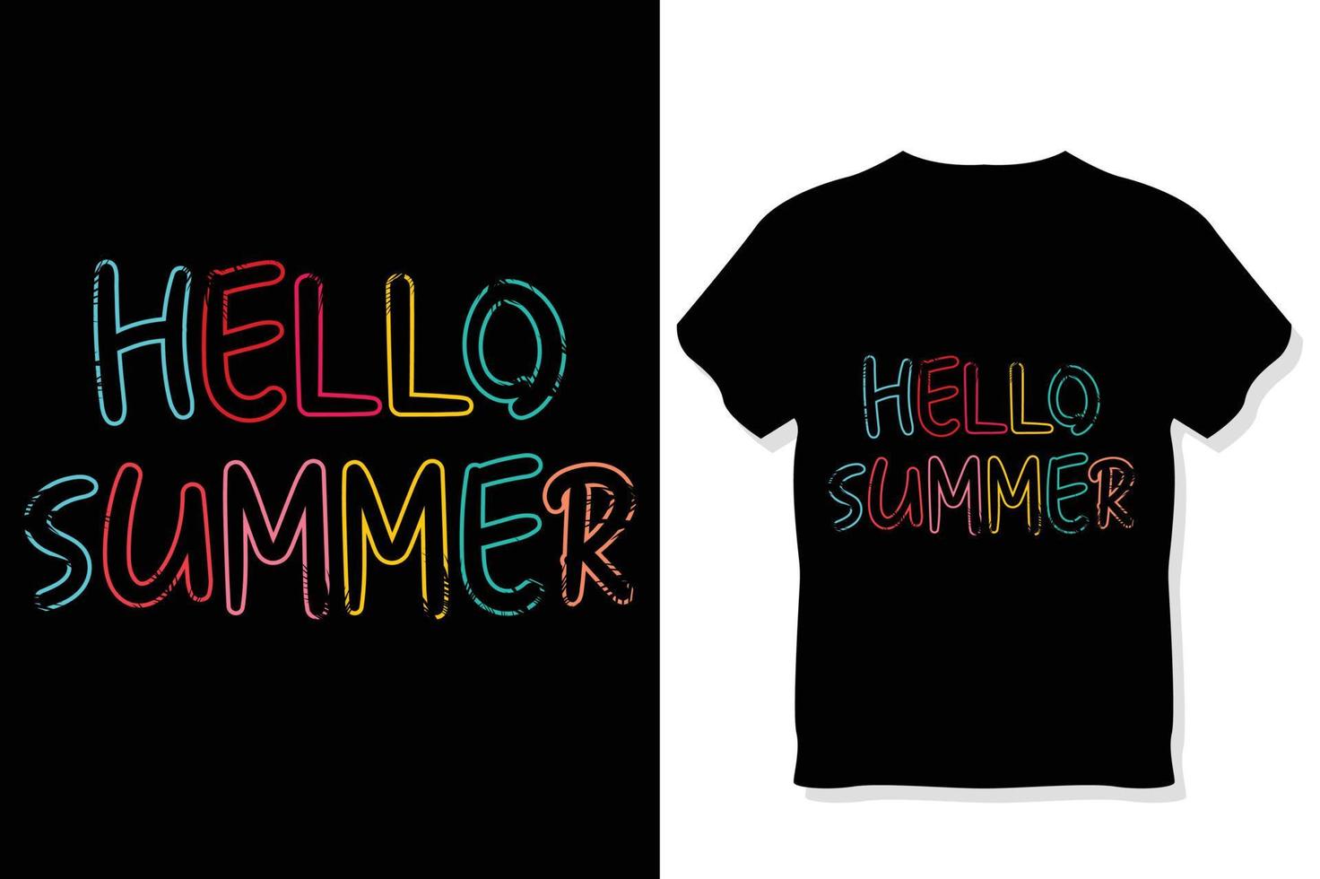 Hallo zomer t overhemd ,zomer typografie t overhemd ontwerp vector