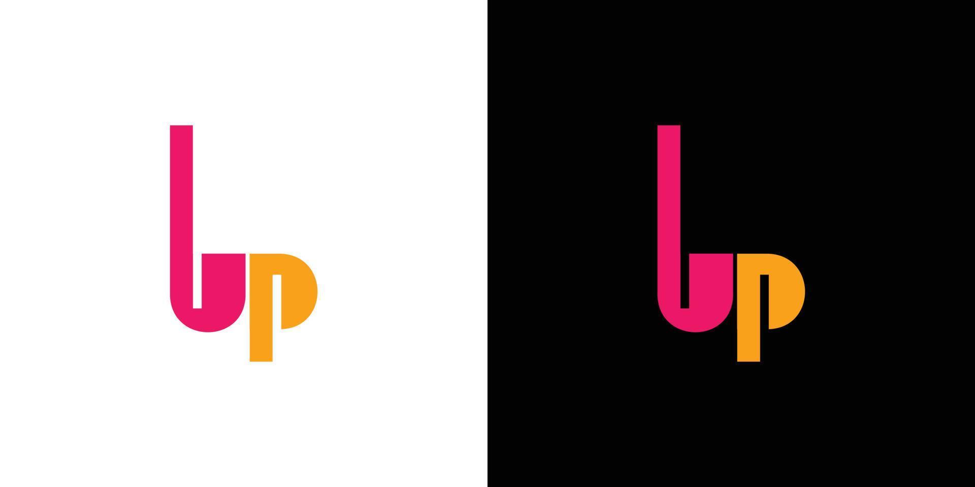 uniek en modern omhoog logo ontwerp 2 vector