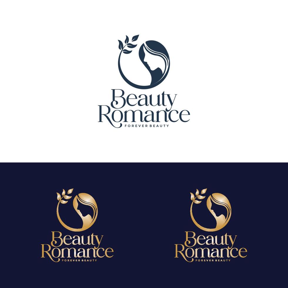 vrouw schoonheid logo vector icoon