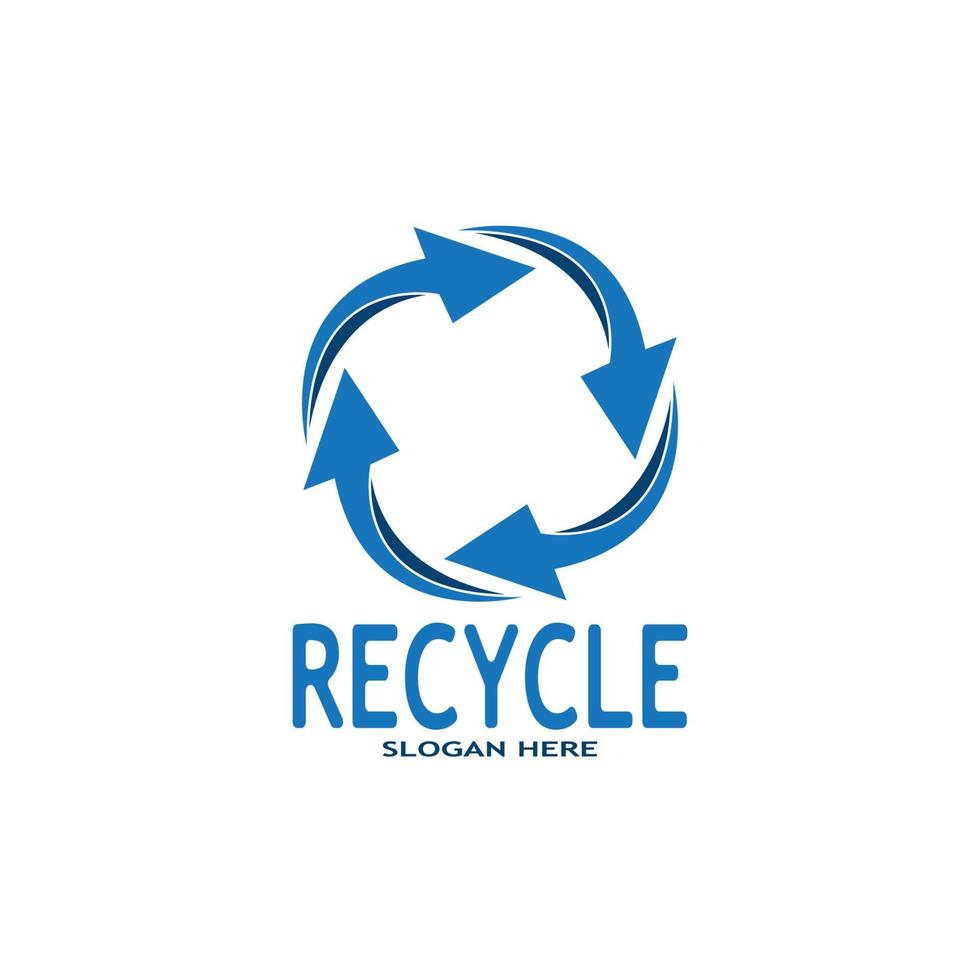 recycle icoon - recycling symbool hergebruik vector grafiek logo