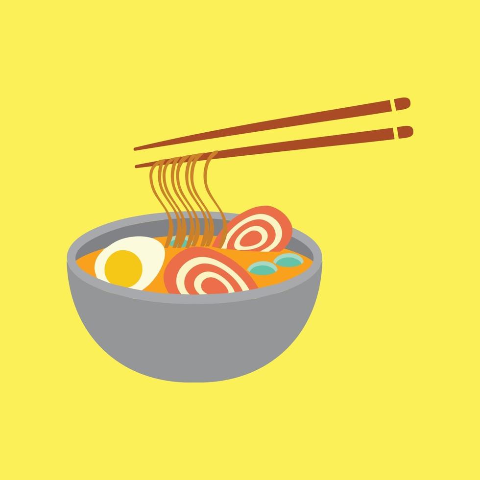 Japans eten ramen vector