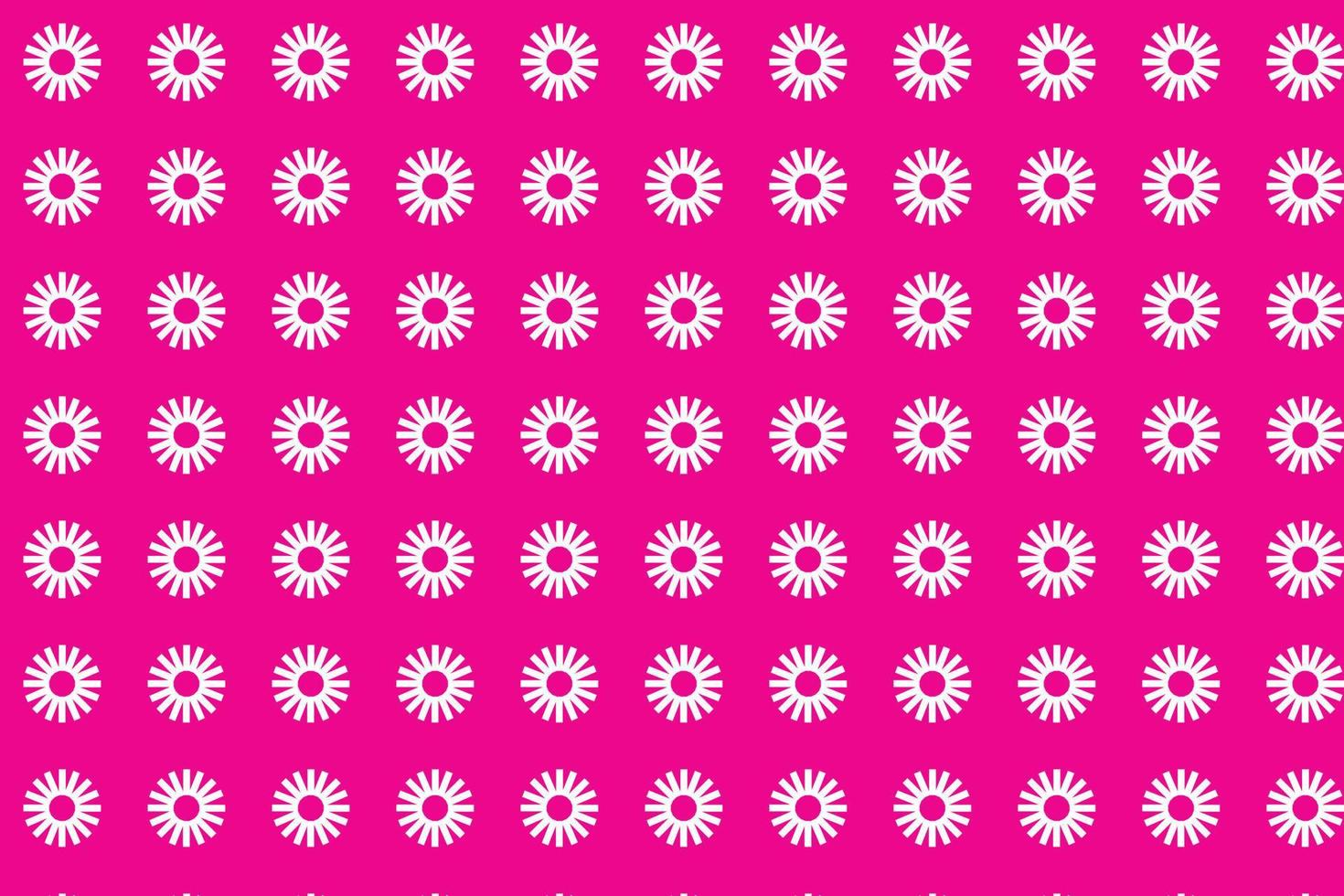 abstract naadloos wit bloem met roze achtergrond patroon ontwerp. vector