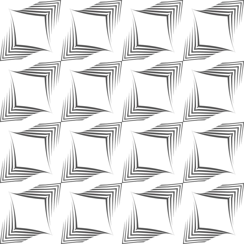 naadloze vector patroon van ongelijke lijnen getekend door een pen in de vorm van hoeken.