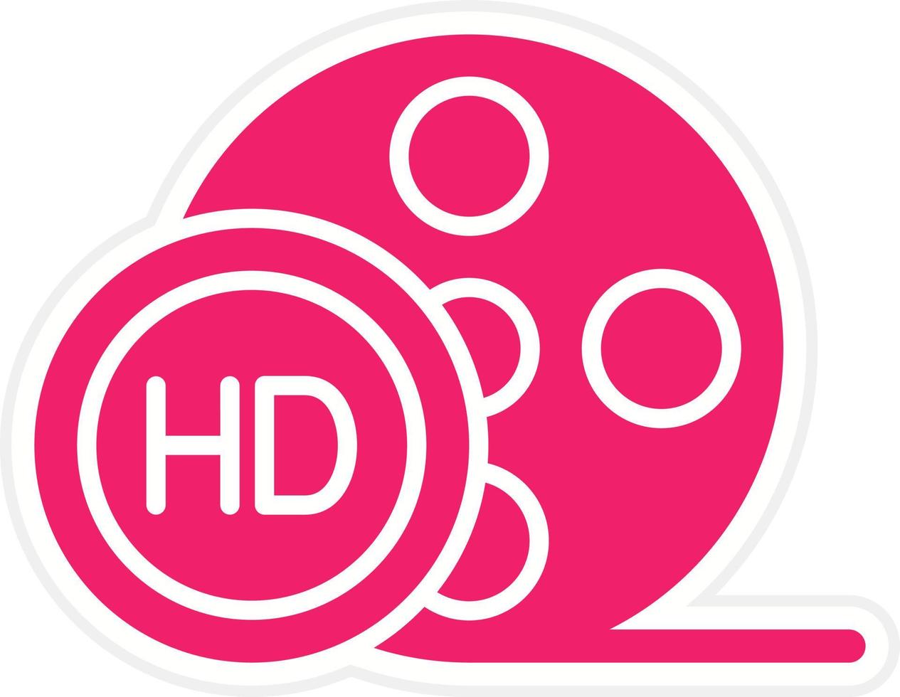 hd film vector icoon stijl