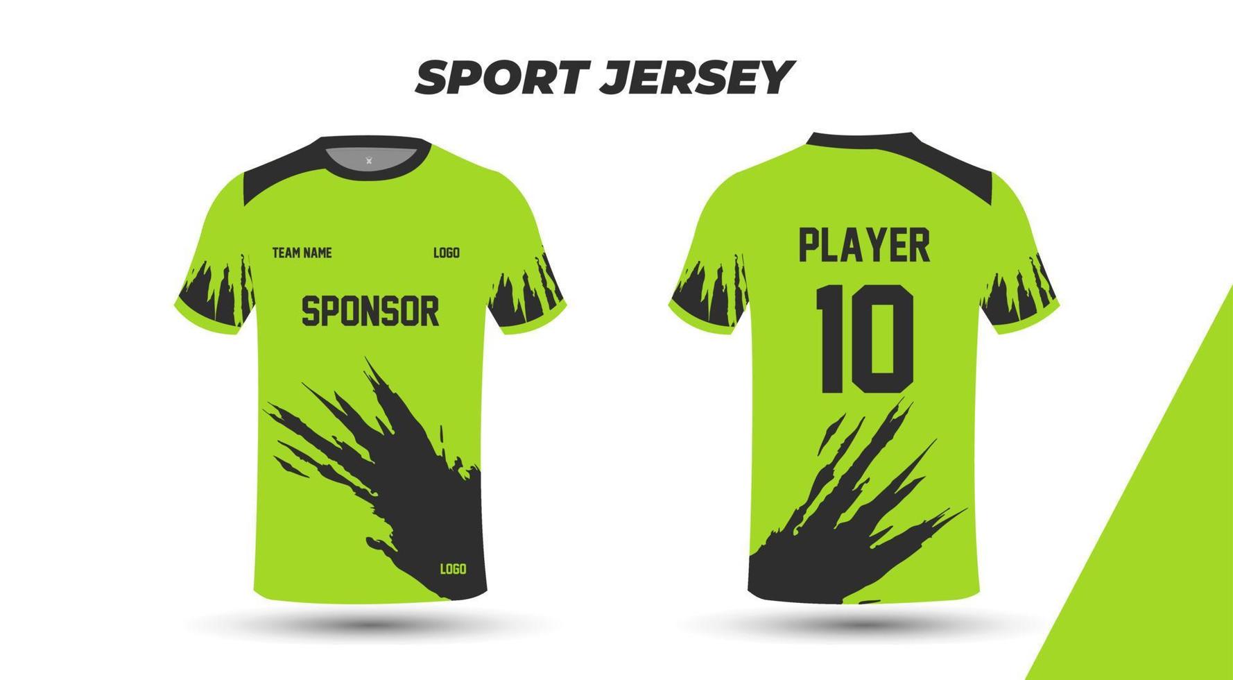 voetbal Jersey ontwerp, gaming t overhemd Jersey sjabloon vector