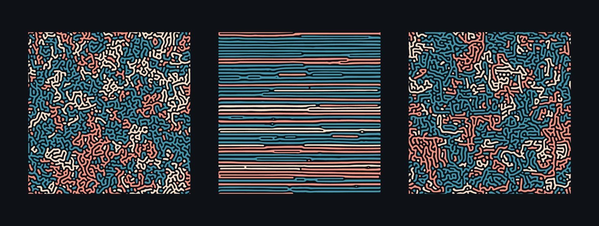 verzameling van turing abstract naadloos patroon. vector