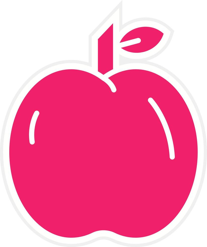 appel vector icoon stijl