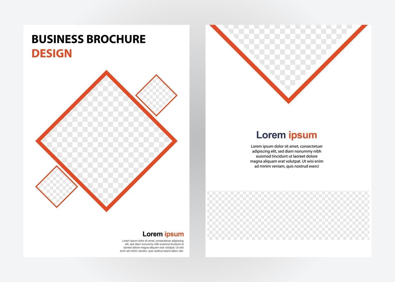 zakelijke brochure ontwerpsjabloon. perfect voor brochures, marketingpromotie, presentatie enz vector