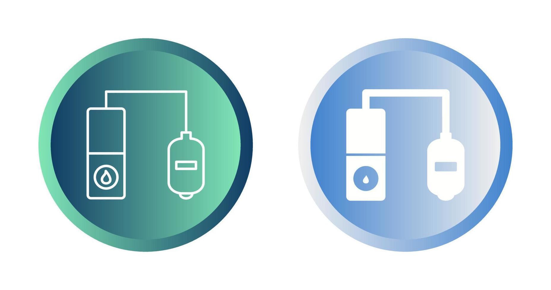 verwarmingssysteem vector pictogram