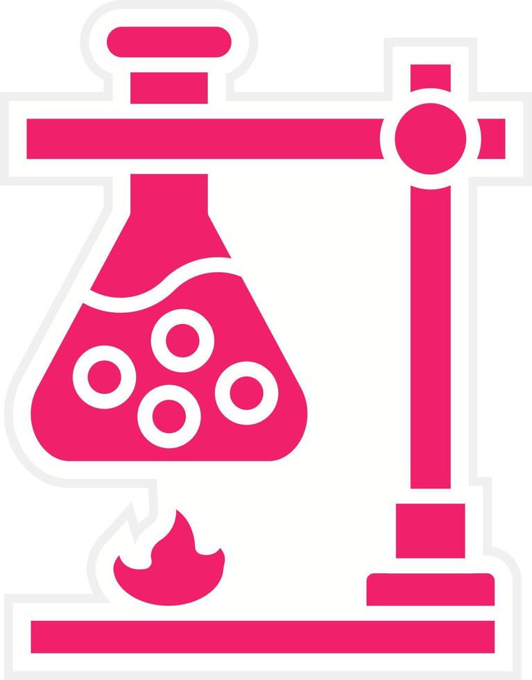 laboratorium brander vector icoon stijl