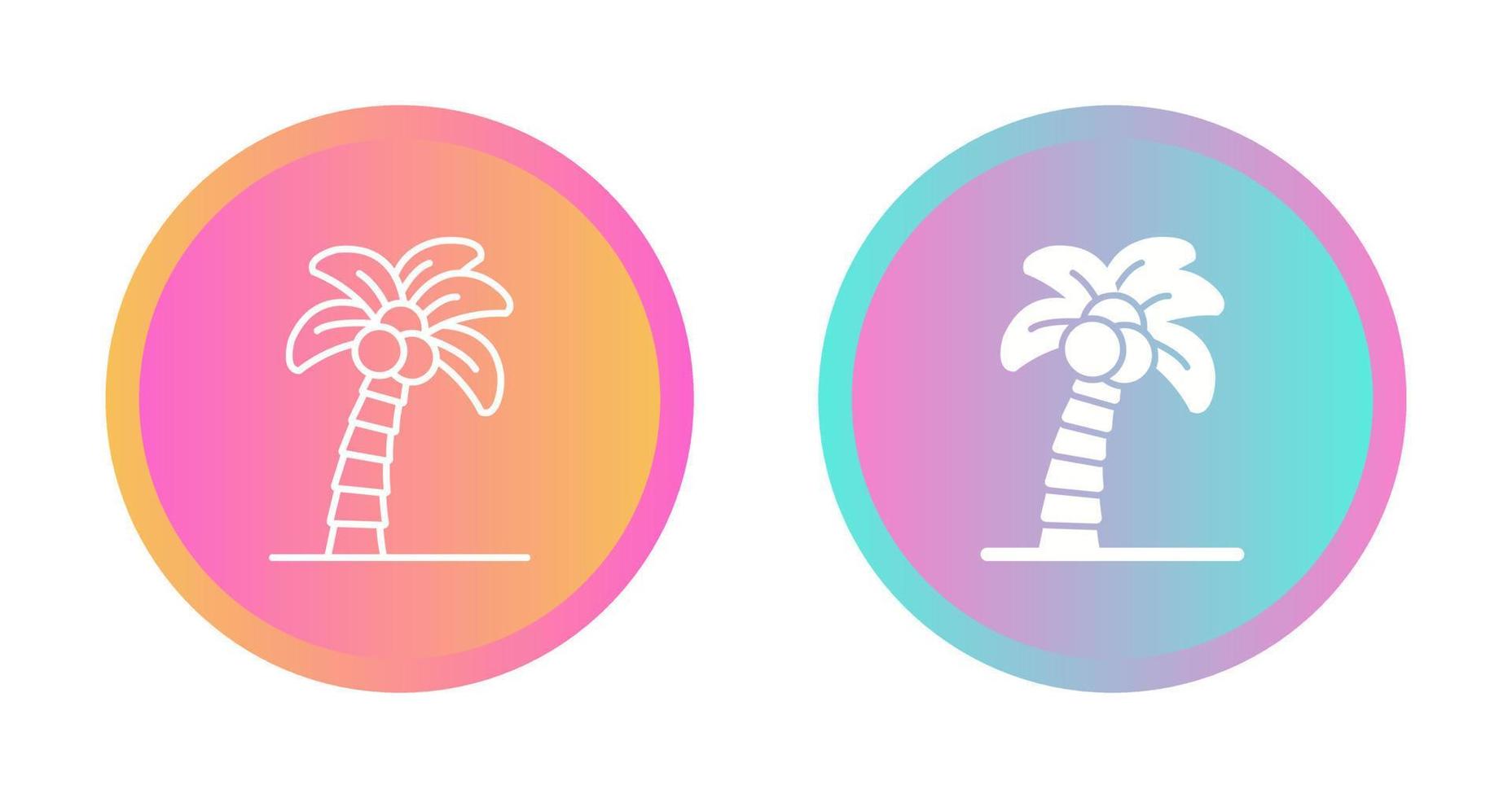 palm boom vector icoon