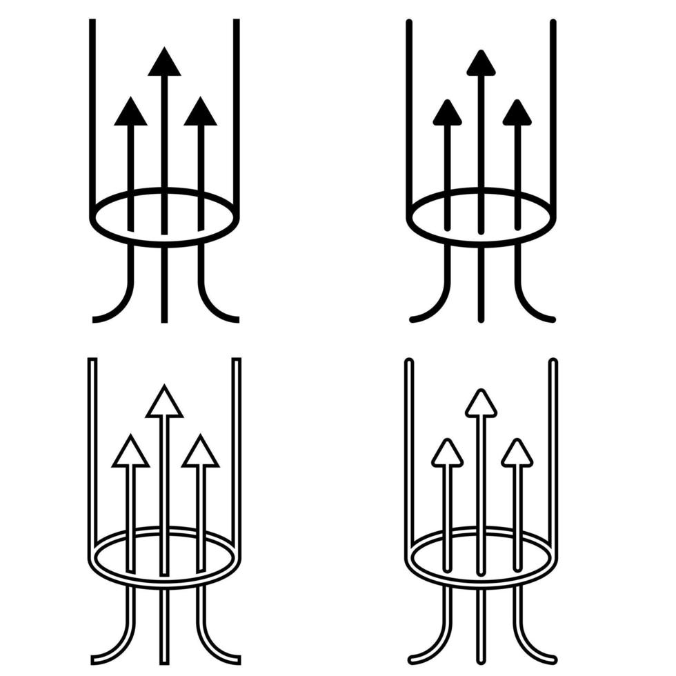 afzuiging vector icoon. zuigen illustratie teken. slang symbool.