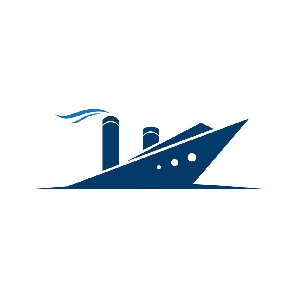 cruiseschip vector pictogram illustratie ontwerp