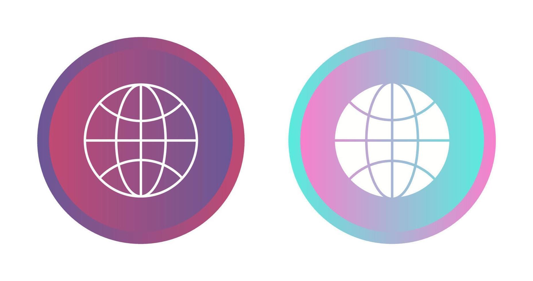 wereldbol vector pictogram