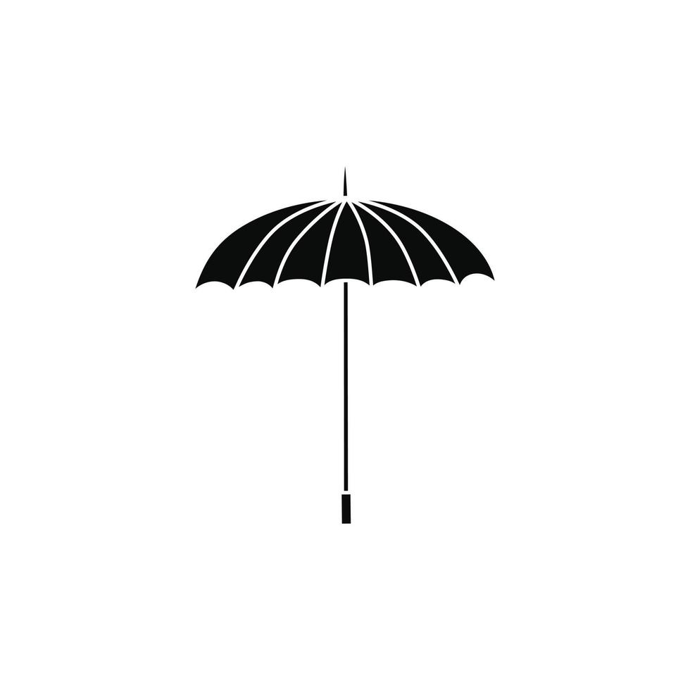 paraplu icoon vector. regen illustratie teken. weer symbool of logo. vector