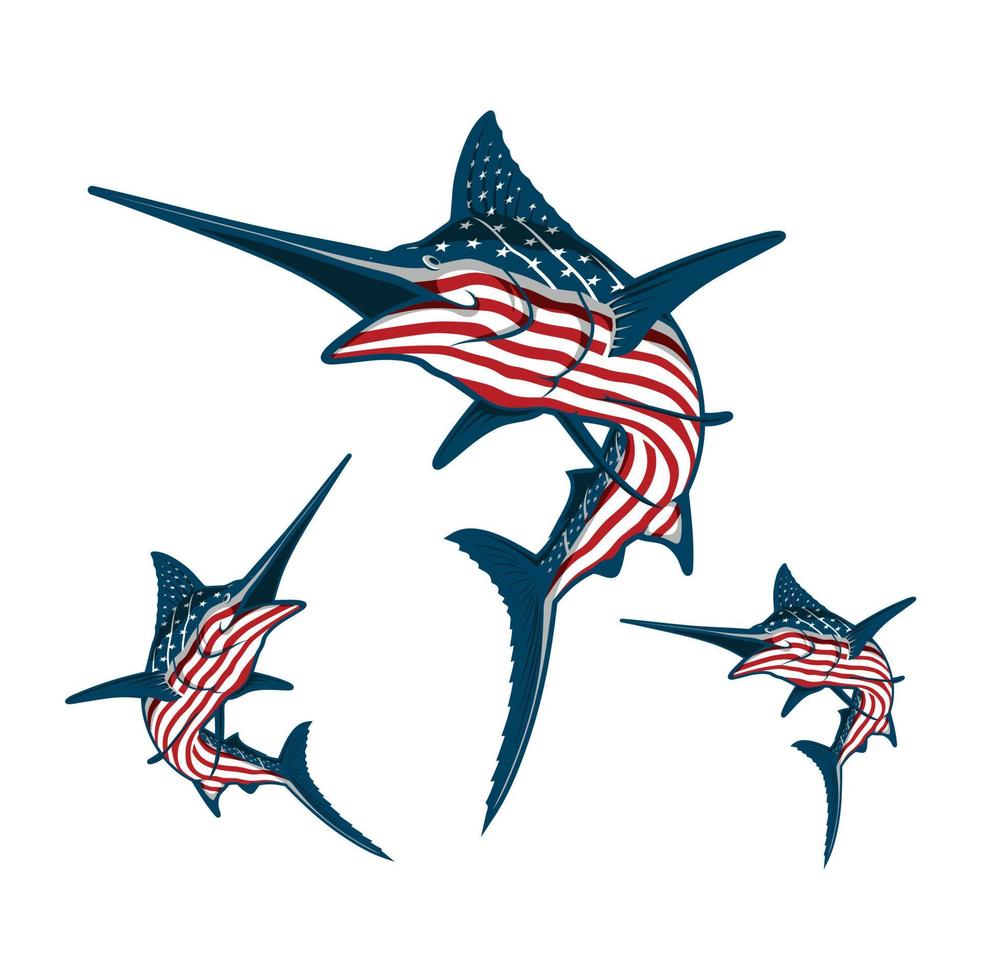 Amerikaans droom met vlag illustratie vector