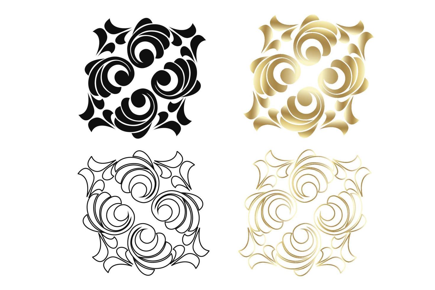 vector damast vintage barokke scroll ornament swirl. Victoriaanse monogram heraldische schild werveling. retro bloemen blad patroon grens gebladerte antiek acanthus kalligrafie gegraveerd tattoo.tile decor element