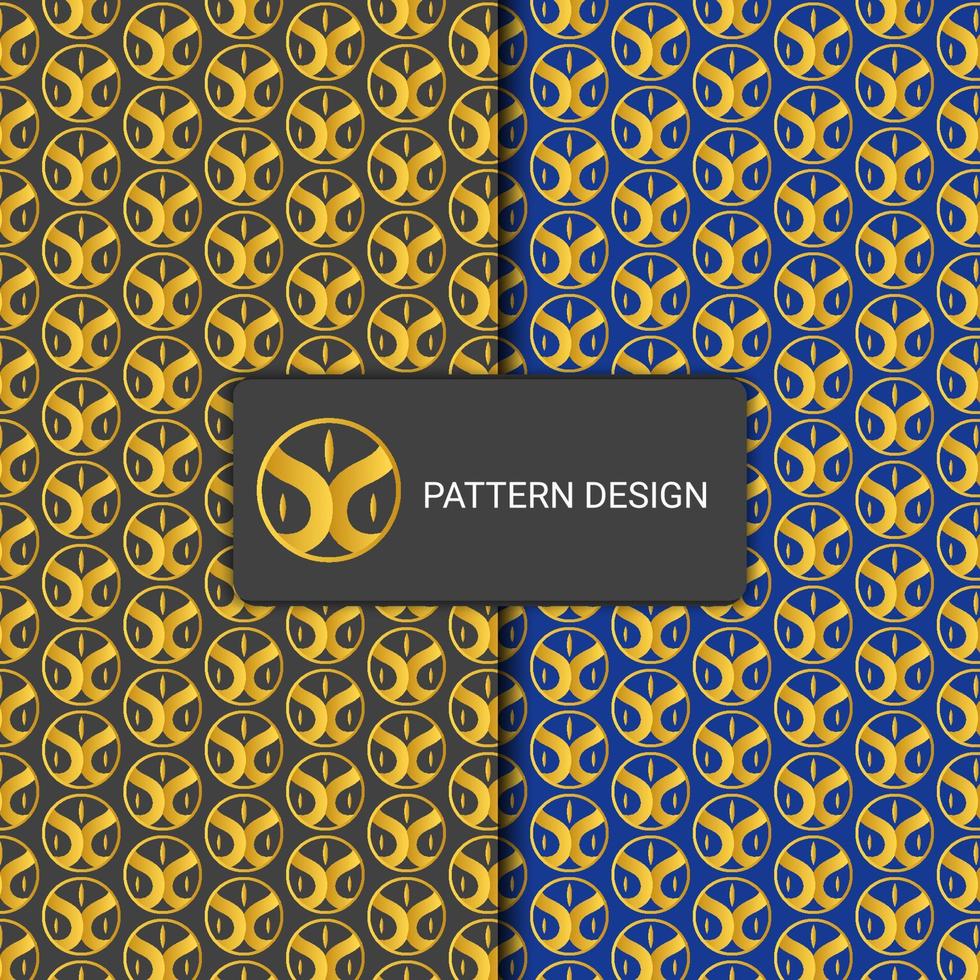 vector luxe goud patroon ontwerp