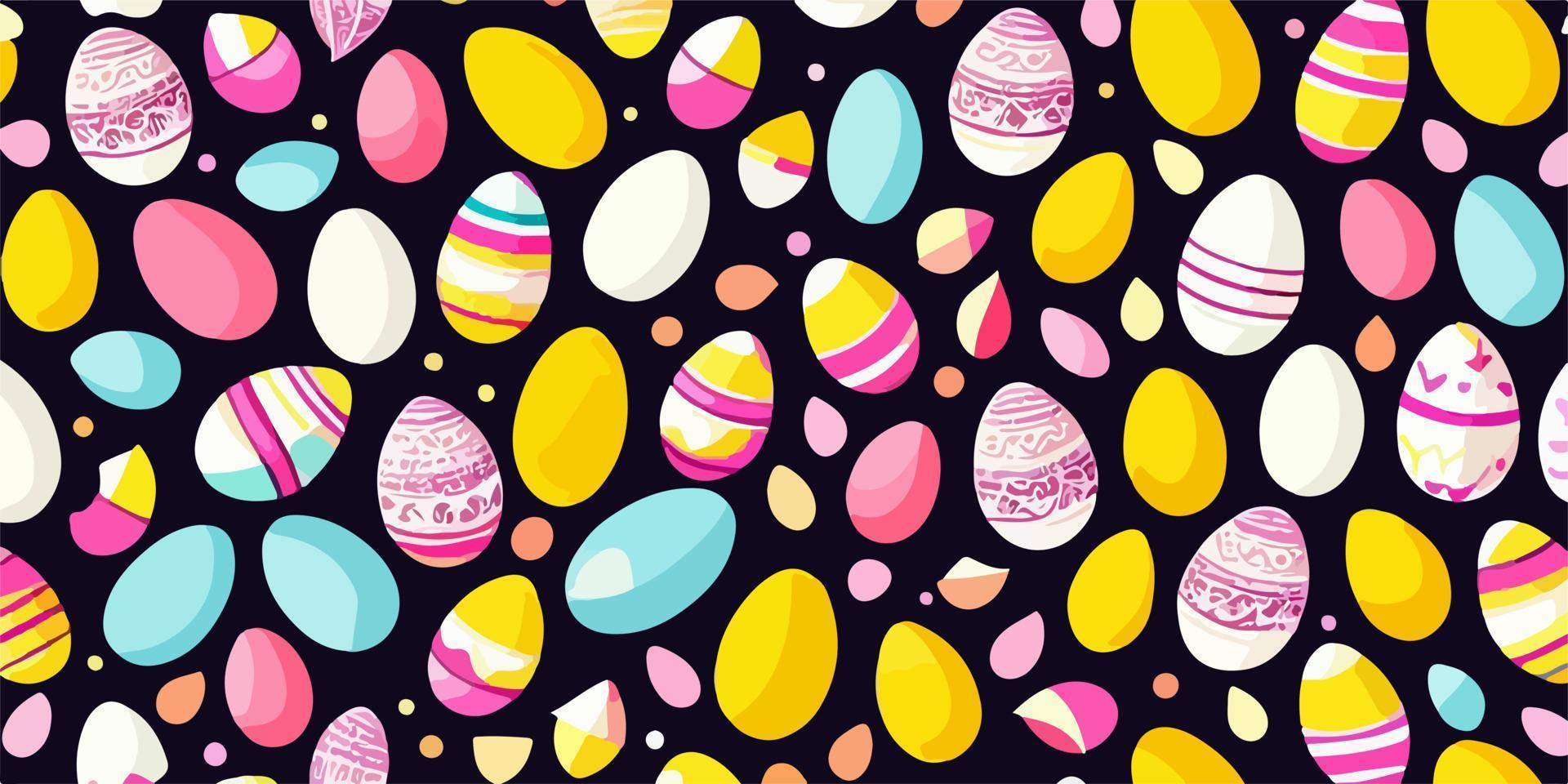 vector vakantie seizoen achtergrond met Pasen ei decoraties