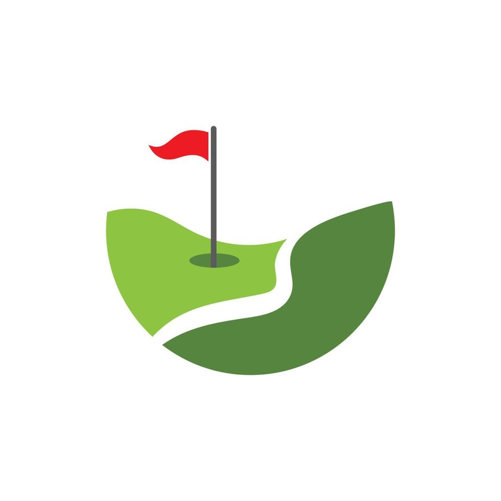 golf logo sjabloon icoon ontwerp vector