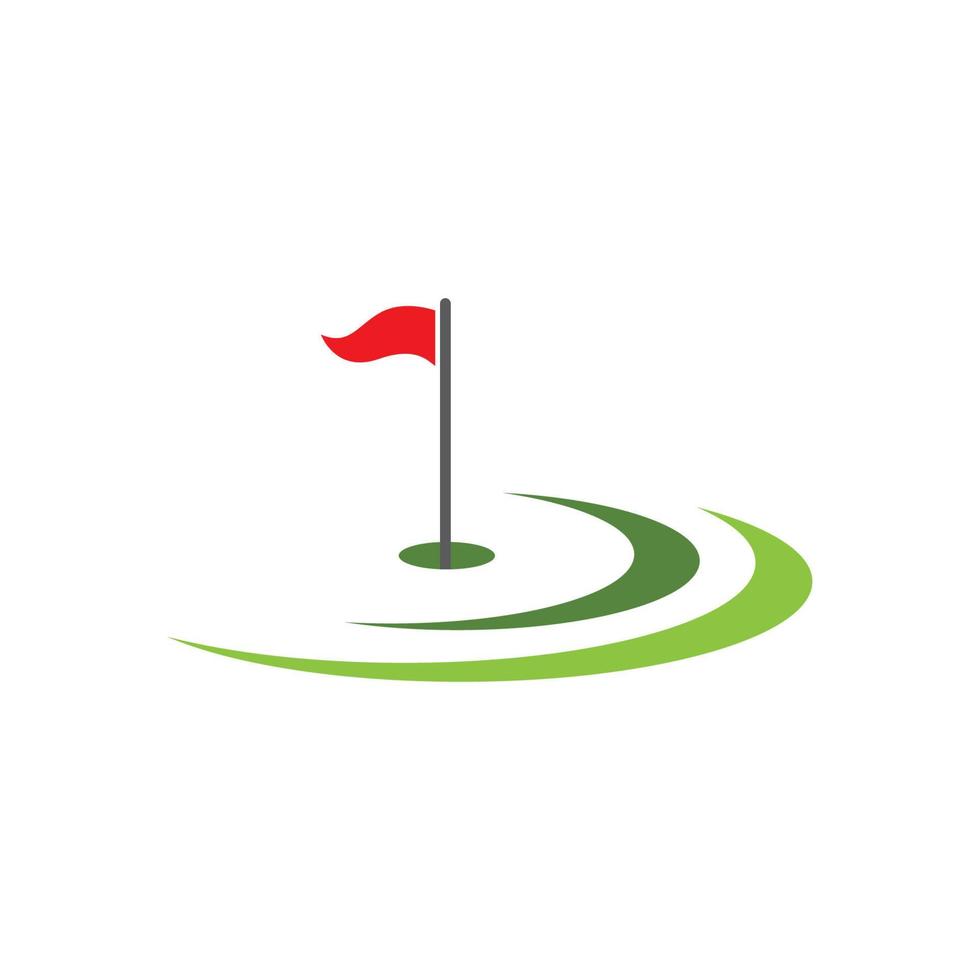 golf logo sjabloon icoon ontwerp vector