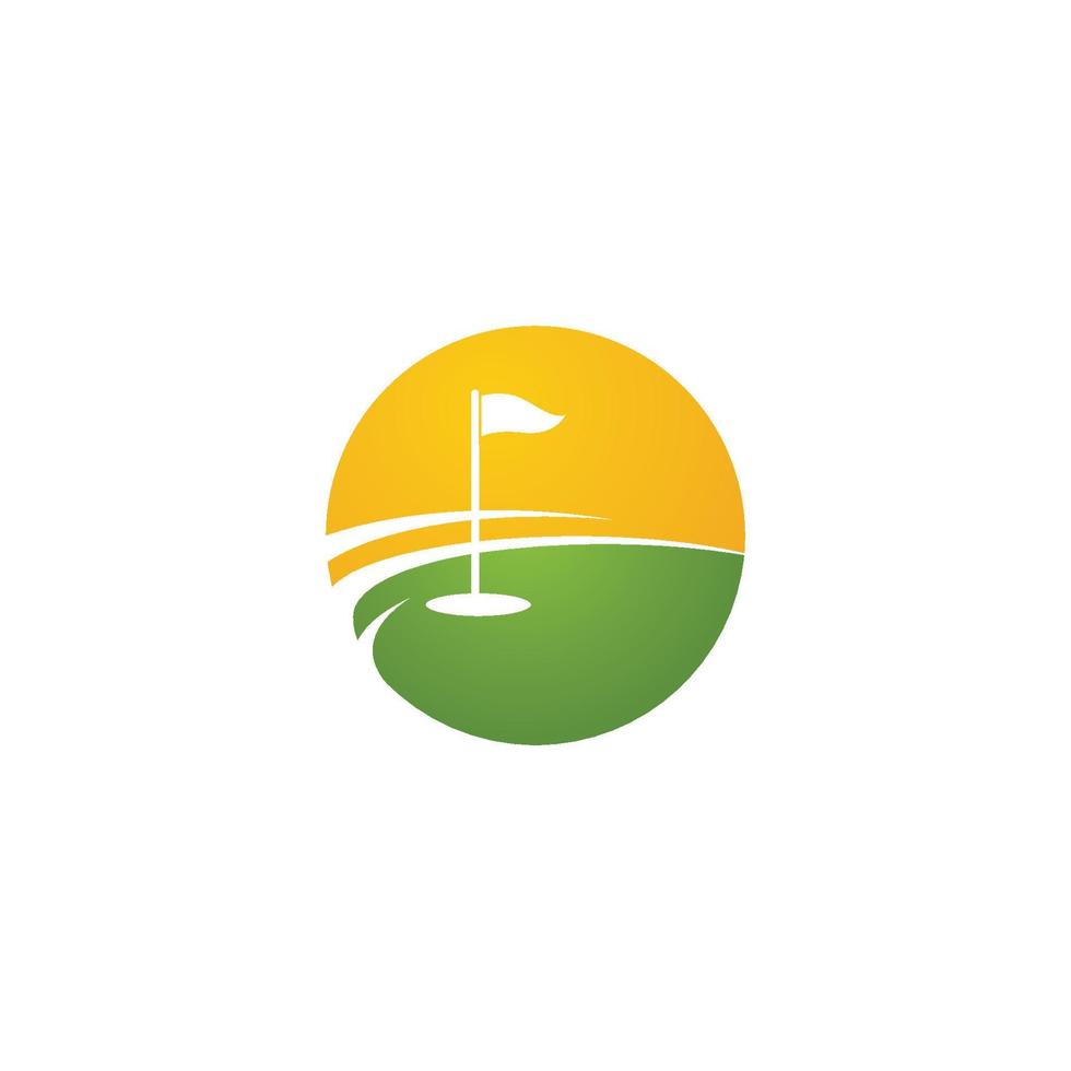 golf logo sjabloon icoon ontwerp vector