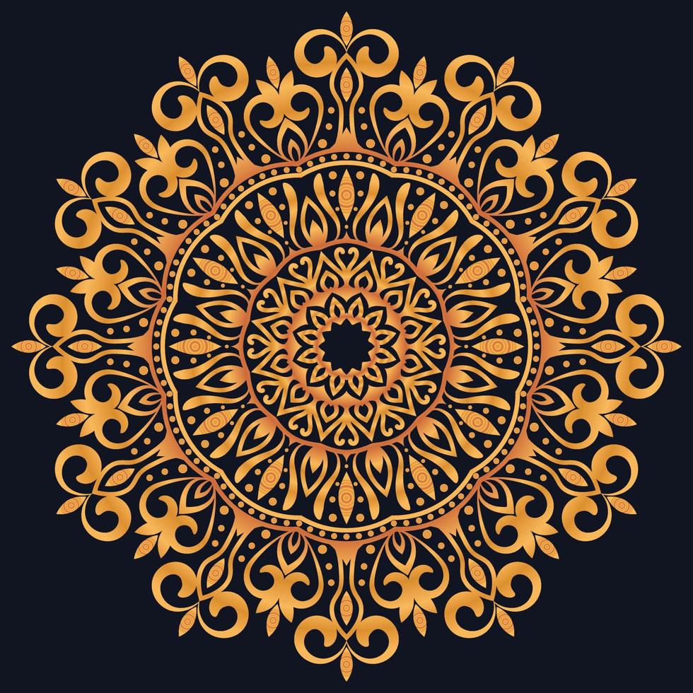 decoratief elementen luxe ornament patroon helling mandala ontwerp vector