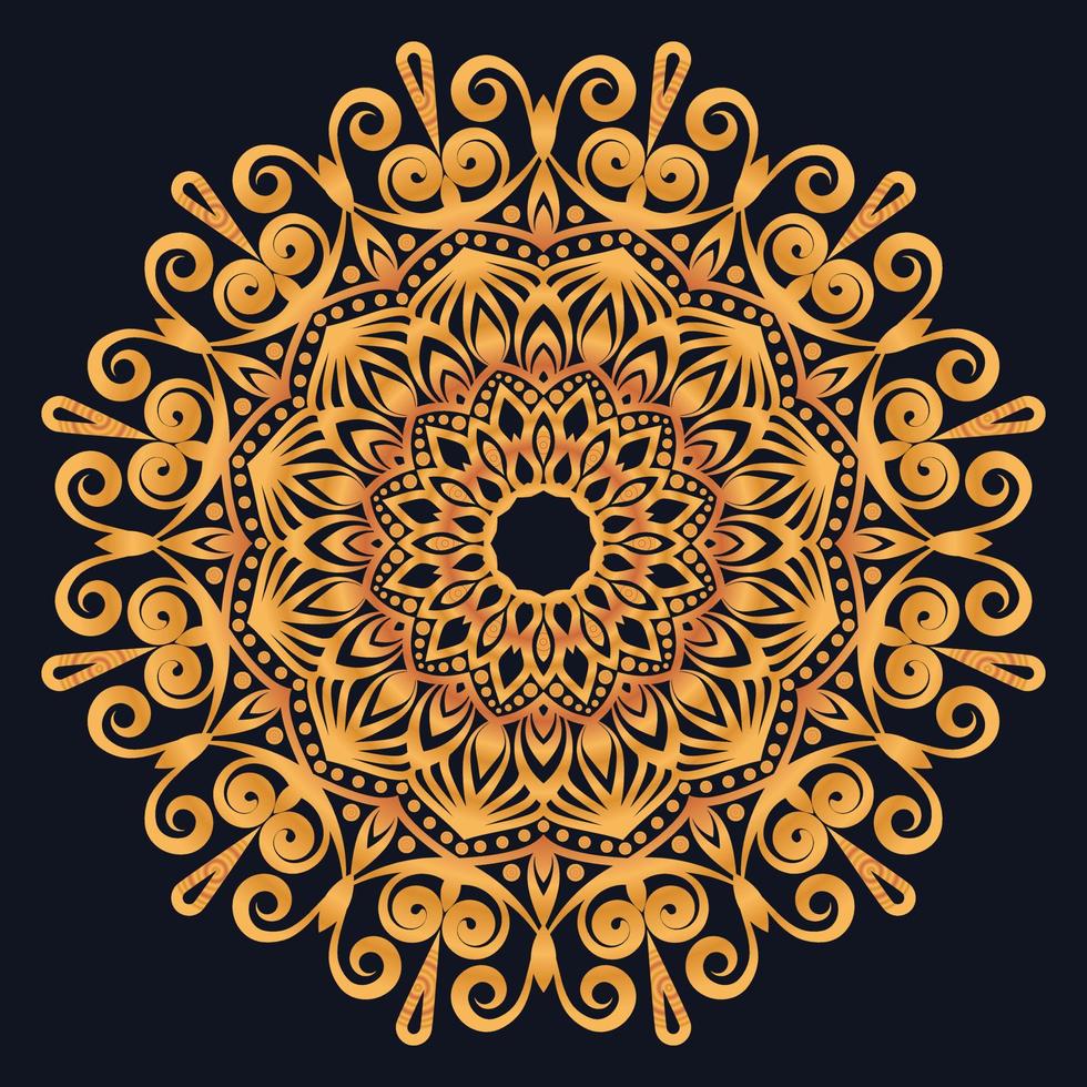 decoratief elementen luxe ornament patroon helling mandala ontwerp vector